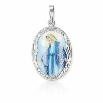 Stříbrný přívěsek – Madonka s pannou Marií
