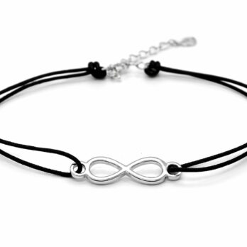 Stříbrný Shamballa náramek