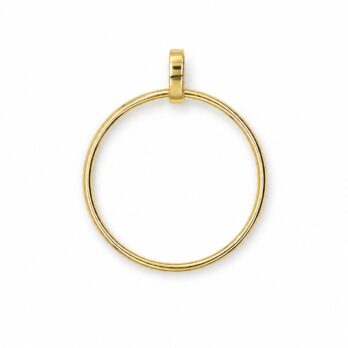 Zlatý přívěsek – minimalistický kruh