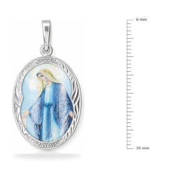 Stříbrný přívěsek – Madonka s pannou Marií