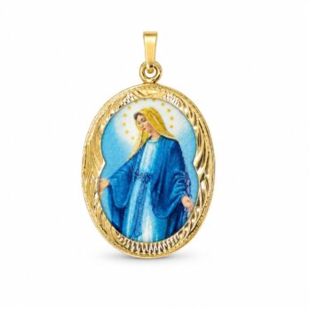 Zlatý přívěsek – madonka