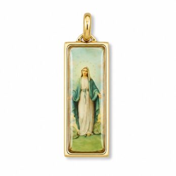 Zlatý přívěsek – madonka