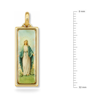 Zlatý přívěsek – madonka