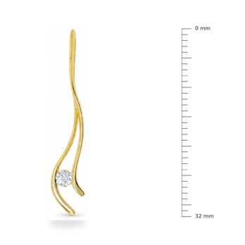 Zlatý přívěsek – elegantní se zirkonem