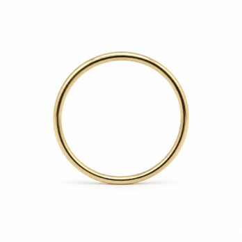 Minimalistický zlatý prsten