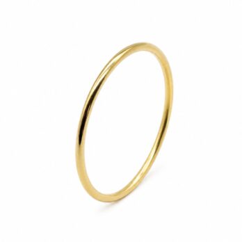 Minimalistický zlatý prsten