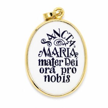 Zlatý přívěsek – Panna Maria