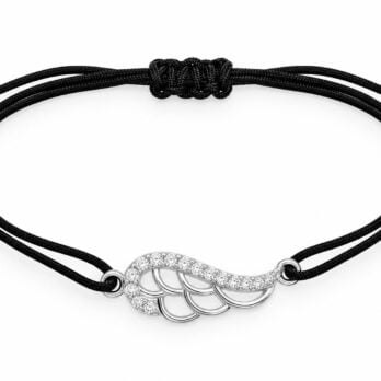 Stříbrný náramek Shamballa