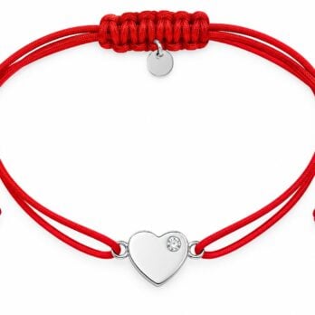 Stříbrný náramek Shamballa